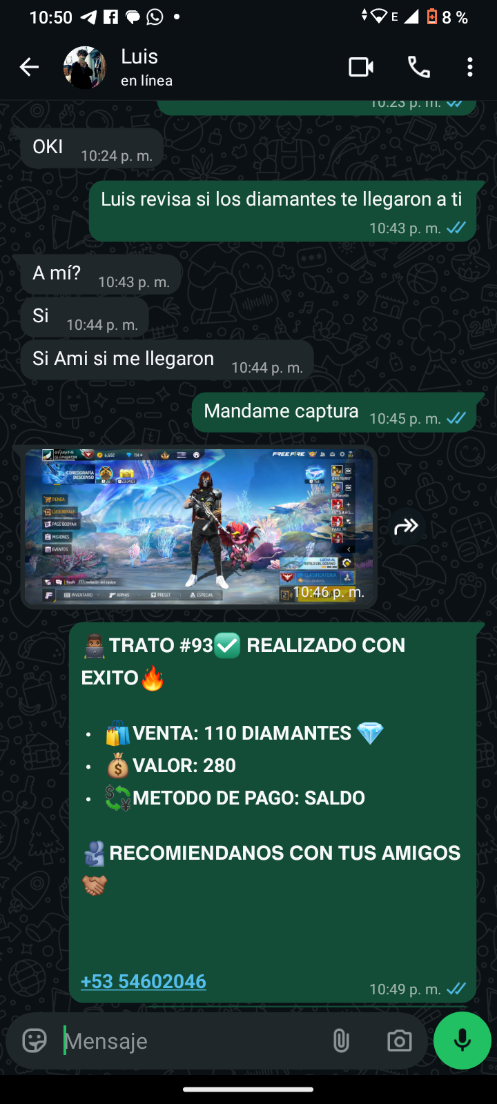 Cuenta con MP5 al 6